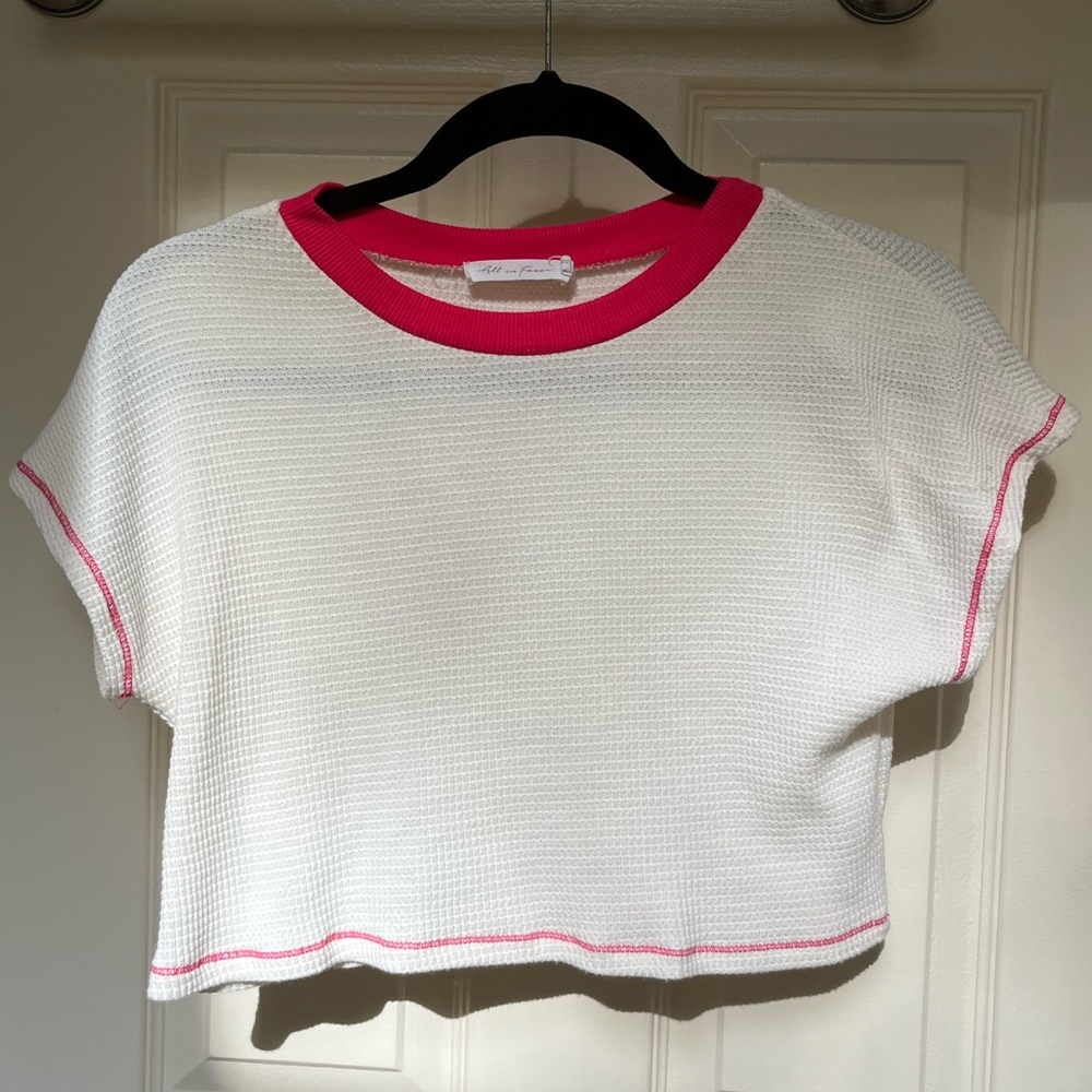 Cropped Ringer Tee - Picture 2 of 5